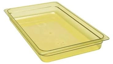 Cambro High Heat Polycarbonate - GN 1/1 65mm | Endures intense kitchen temperatures from freezing to microwave heating, built for rugged commercial catering service.