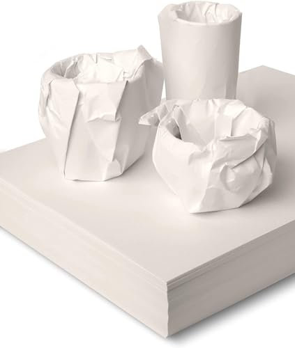 Packpapier zum Umzug, 1000 Blatt, zum Schutz von zerbrechlichem Porzellan und Gläsern, kleines Geschenkpapier für Versand und Umzugskarton, 30,5 x 30,5 cm