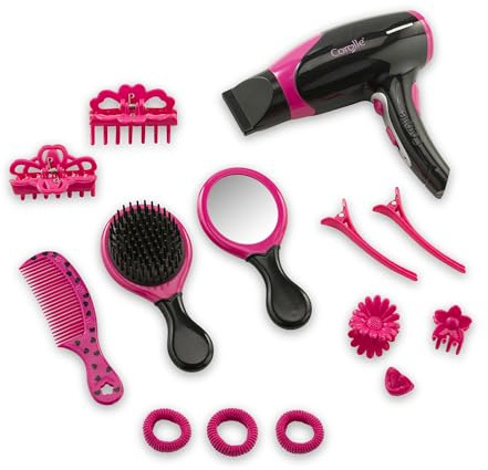 Corolle - Hairdressing Set, 14 Accessories, for Dolls/Dolls, from 3 Years, 9000213040