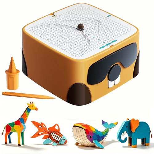 ACMER Kartonschneider für Kinder,Kartonschneider Elektrisch Sicheres DIY-Bauset für Kinder ab 3 Jahren, pädagogisches STEAM-Bastelspielzeug für Jungen und Mädchen,Set für kreative Bauprojekte