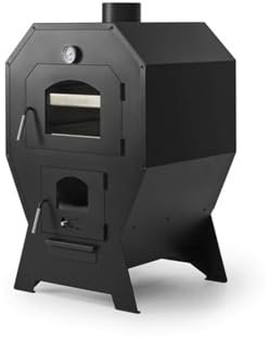 Horno de leña pequeño modelo B | Horno de leña exterior | Horno de leña pizza | Horno de leña prefabricado de hierro