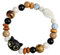 omiinitio Handgefertigtes Katzen-Perlenarmband. Unverwechselbares Glasperlen-Armband mit Katzenmotiv, eleganter Schmuckanhänger mi