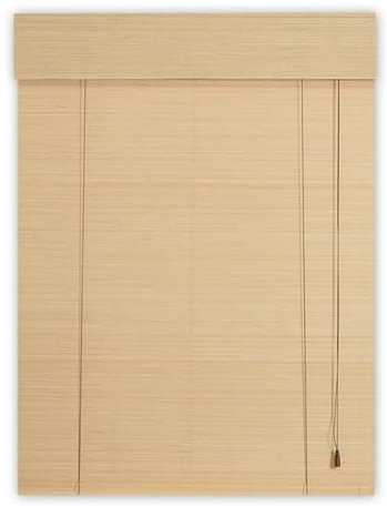 Bamboo Shades No Drilling,Retro Bamboo Blind, No Tools Required Bamboo Shades，Light Filtering Roller Blinds，Easy Installation，Privacy Protection，For Windows Kitchen Door And Porch(80x220cm/32x87in)