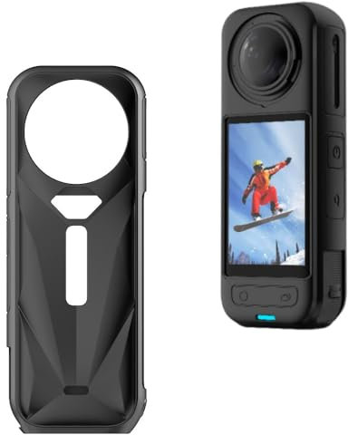 Funda de silicona para Insta360 X5, a prueba de caídas, polvo, funda protectora de silicona suave para cámara deportiva Insta 360 X5
