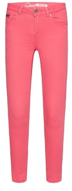 SOCCX Damen Jeans MI:RA Slim Fit Coral Pink, 34