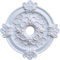 Stuckrosette Decke,Deckenrosette Weiß,Home Runde PU Dekorative Deckenventilator Lampenabdeckung Deckenform Dekoration,Zierelement