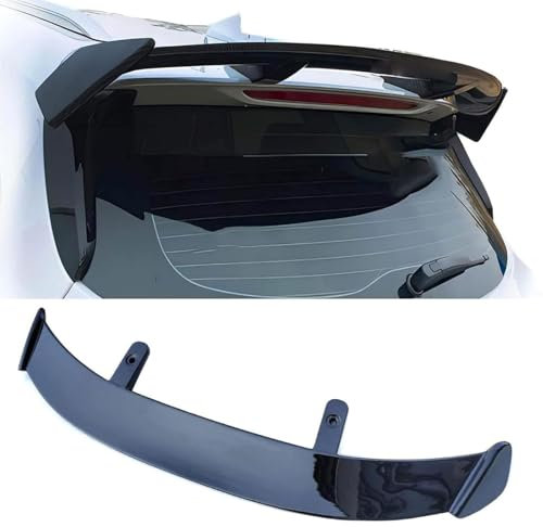 WQLTTFC Auto Heckspoiler für Seat Tarraco 2018 2019 2020 2021 2022 2023 2024 2025, Kofferraumspoiler Flügel Lippe Bodykits, Auto Styling Dekoration Zubehör,Gloss Black