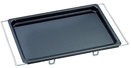 Riess, 0403-022, Backblech Multiflex, CLASSIC - BACKFORMEN, Maße 41-5 x 33 cm, Höhe 2,8 cm, Emaille, schwarz, verstellbar, Induktion