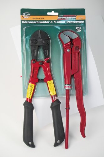 Brüder Mannesmann Bolzenschneider 300 mm und Eckrohrzange 1 Zoll, 2-teiliger Satz | M67270