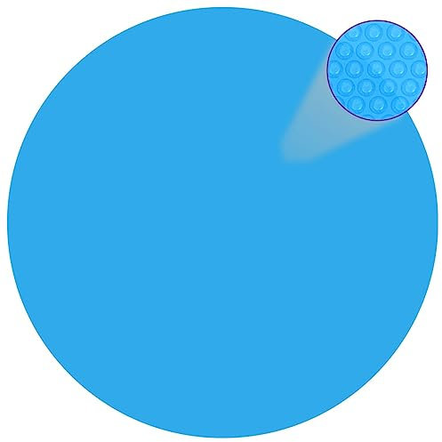vidaXL Bâche Solaire à Bulles Flottant 381 cm Couverture pour Piscine Ronde