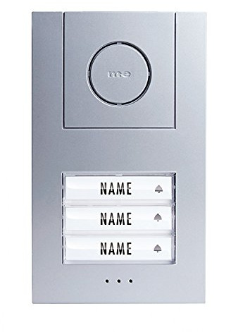 M-e modern-Electronics Türsprechanlage Kabelgebunden Außeneinheit 41006 3 Familienhaus