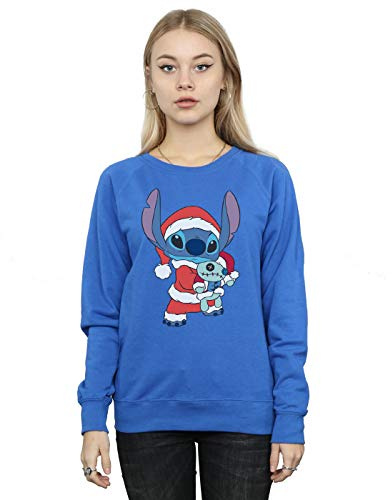 Disney Women's Lilo And Stitch Stitch Christmas Sweatshirt