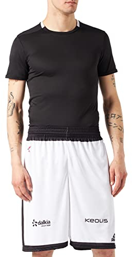 ASVEL LDLC Short Officiel Domicile 2019-2020 Basketball, weiß, XXL