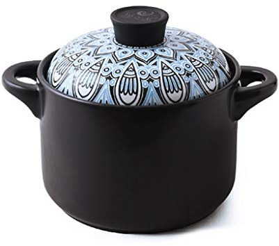 Clay Pots for Cooking MEC Clay Cookware Natural Terracotta 3 Specifications ( Size : 3.5L )