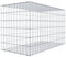 GABIONA Steinkorb-Gabione eckig, Maschenweite 5 x 10 cm, Tiefe 50 cm, Gabione 100 x 60 x 50 cm (L x H x T), C-Ring