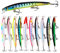 FNAPE Angelköder 10er Set, 13CM 15G Kunstköder Raubfisch Raubfischköder Oberflächenköder Swimbait Wobbler Köder Rotierender Schwimmköder Süßwasser Salzwasser Barsch Forelle Hecht Zander