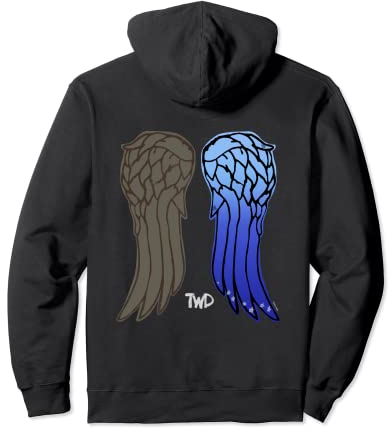 Nuevas alas de Daryl Dixon de The Walking Dead Sudadera con Capucha