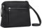 STILORD 'Hope' Handtasche Damen Echtleder Elegante Umhängetasche Klein Ausgehtasche Vintage Ledertasche Abendtasche zum Ausgehen Kleine Frauen Schulter Tasche Leder, Farbe:schwarz