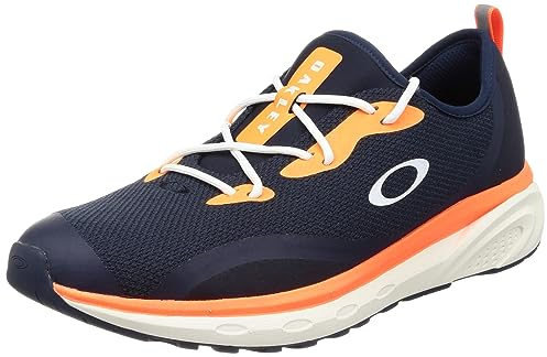 Oakley Lennox Herren-Sneaker, Fathom/Neon Orange, 11 Women/9 Men