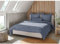 BEFA NATUR Made in Germany Bettwäsche Set, Bettbezug 240x220 cm und 2 Kissenbezüg 80x80 cm aus Baumwolle-Satin, Allergiker geeignet, Öko-Text 100 Klasse 1 Zertifiziert - Marine