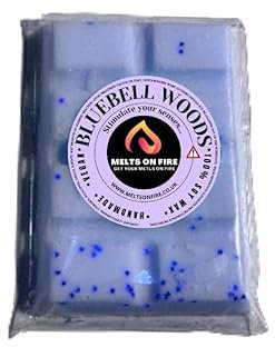 Bluebell Woods Wax Melts - Snap Bars - Soy Wax Melts 25g - Highly Scented for Oil Burner - Vegan & Cruelty Free - Soy Wax - Home Fragrance