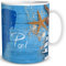 TRIOSK Tasse Poel Ostsee Insel Souvenir Geschenk Maritim für Reiselustige Ostseeliebhaber Frauen Männer Büro Kollegen, Keramik 300ml