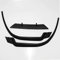 JOBOUND 3 Stück SPOILER STOßSTANGE LIP Euro Spoiler Lippe Universal Body Kit for Golf 4 R32 Golf4 IV CUPRA R VORNE Frontspoiler