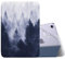 MoKo Case Fit New iPad Mini 7 (A17 Pro) 2024, iPad Mini 6th Generation Case 2021 (8.3-inch), iPad Mini 6 Case, Soft TPU Translucent Frosted Back Cover Case for iPad Mini 7th, Gray Forest