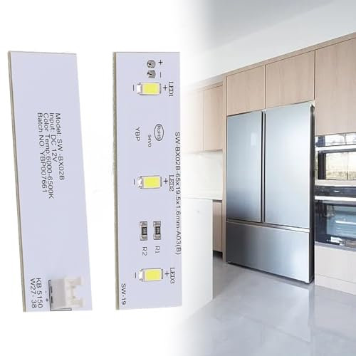 HOHOVYVY SW-BX02B Frigorifero LED Striscia Luce Per Hoover Per Candy Per Frigorifero Electrolux 49031078(2pcs)