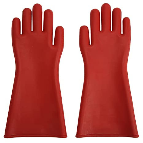 ZAICOLER Elektriker-Handschuhe, Paar Elektrisch Isolierte Handschuhe, Gummi, Anti-Strom, 10000 V, Hochspannungs-isolierende Hochspannungs-Handschuhe, Elektrische Handschuhe für