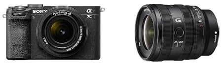 Sony Alpha 7C II, Appareil Photo Plein Format Hybride Compact à Objectif Interchangeable en kit avec Le FE 28-60mm Noir + FE 16-25 mm f/2.8 G | Objectif Zoom Grand Angle Plein Format (SEL1625G)