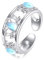 YONFQE Lotus Ring 925 Sterling Silber Mode Einstellbare Schmuck Mondstein Geschenk Für Frau Mutter Damen