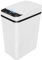Poubelle automatique à capteur - 12 l - Avec couvercle - No bruit - Étanche - Pour chambre à coucher, cuisine, salle de bain, bureau - Blanc