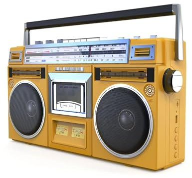 McbeAn Kassette Boombox Retro Player, Retro -Radio -Kassetten -Player, USB/TF/Bluetooth -Wiedergabe, Aufnahmefunktion/Transkriptionsfunktion, Für Familienversammlungen Und Reisen