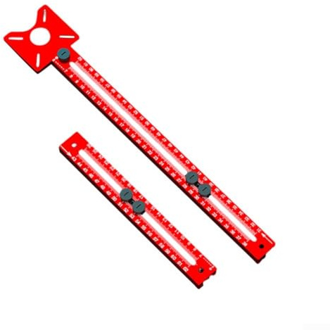 Router Jig per fresatura circolare lavorazione del legno Staffa guida bordo in lega di alluminio Base scanalatura regolabile leggera per legno e bordo di plastica taglio compatibile con la maggior
