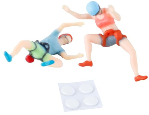 Ausi Kletterfiguren im Maßstab 1:64, Harzminiaturen für Diorama, Sandtisch-Layout, Szenendekoration, DIY-Modellanzeige