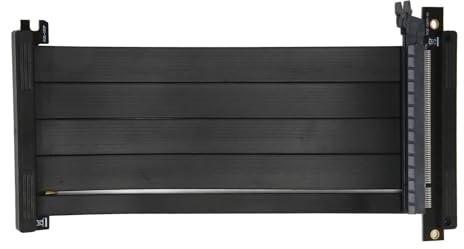 Acouto Graphics Card Extension Cable Reverse PCIE4.0 X16 Riser Cable Shielded High Speed Vertical Mount for Gaming Graphics Extension Card Stabil