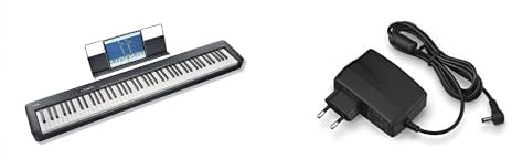Casio CDP-S110 Black Digital Piano with AD-E95 Power Adapter