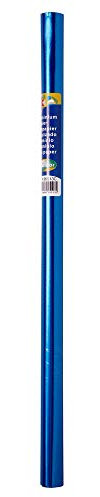 Clairefontaine Maildor 95513C Rolle Aluminiumpapier (beidseitig, 80 x 50cm, 90g, ideal für Handarbeiten, wie Dekorationen) 1 Rolle, dunkelblau