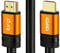 IBRA 4K HDMI Cable 20M HDMI Lead - Ultra High-Speed 18Gbps HDMI 2.0b Cord 4K@30Hz Support Fire TV, Ethernet, Audio Return, Video UHD 2160p, HD 1080p, 3D, Xbox PlayStation PS3 PS4 PC ORANGE