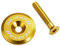 Reverse Steuersatzkappe Alu mit Schraube dunkel Gold