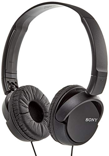 Sony Auriculares MDR-ZX110AP: de Tipo Cerrado Plegado Smartphones MDR-ZX110AP Negro B