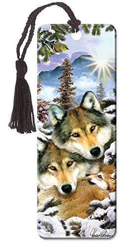Howard Robinson HR18905 Wolf Harmony Super 3D Lesezeichen zum Sammeln