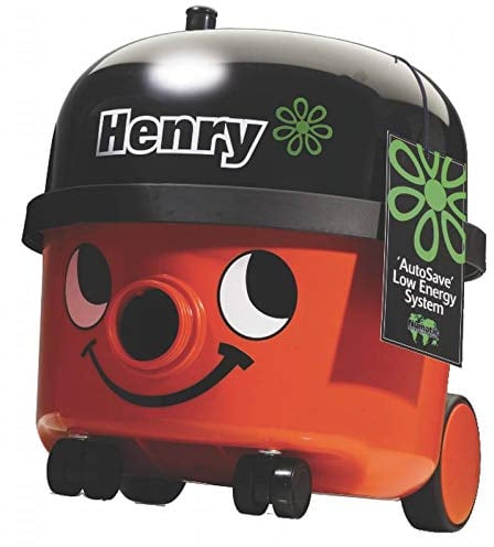 24Hours Deals NUMATIC HVR240-11 Henry Vacuum Cleaner, Bagged, 620 W - Red/Black