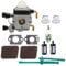 C1Q-S97 Carburetor for STIHL FS38 FS45 FS46 FS55 FS45C FS45L FS46C FS55C FS55R FS55RC FS55T Trimmer brushcutter Weedeater Carb with Air Filter Fuel Line Kit