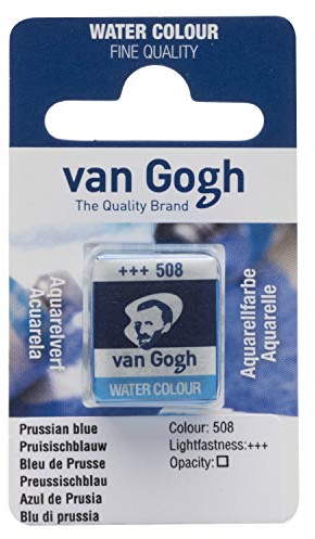 Van Gogh Aquarellfarbe, halbes Näpfchen, Preussischblau 508