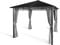 GRASEKAMP Qualität seit 1972 Hardtop Pavillon Meran 3x3m mit Seitenteile Doppelstegplatten Hohlkammer Polycarbonat