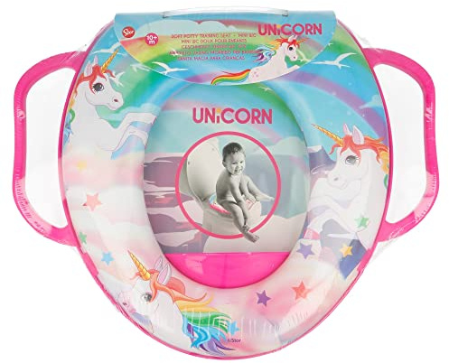 Mini-Toilette mit Griffen, Einhorn