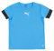 PUMA Mixte enfant Shirt, Coupe régulière, Polyester, Electric Bleu Lemonade-Puma Noir-Puma Blanc, 164