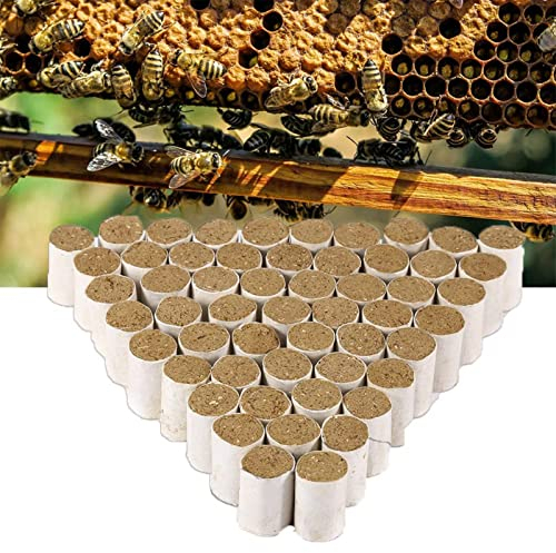 LANTRO JS 54Pcs Apicultura fumador, Abeja fumador combustible chino hierba medicinal, Fumigación Hierba Medicinal Humo Colmena Esterilizar Herramienta, Sólido equipo de combustible para apicultor